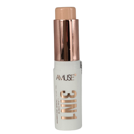Amuse - 3IN1 Glam Stick - 01 Natural