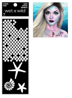 Wet &#039;n Wild Fantasy Makers Face and Body Stencil - 12975 Mystic Mermaid 