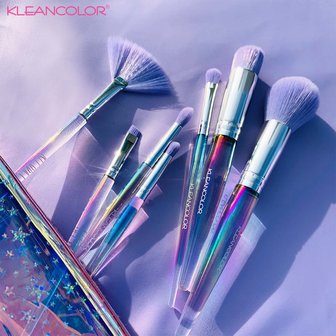 Kleancolor Star Life - 7 Piece Brush Set With Cosmetic Bag - CBS7