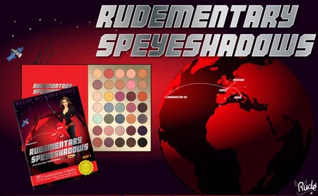 Rude Cosmetics Rudimentary Speyeshadows - 35 Eyeshadow Palette - 87977 Book 7