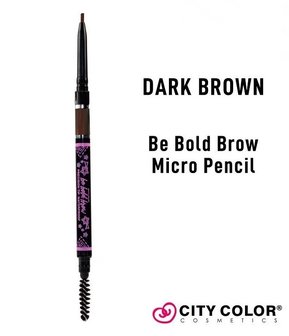 City Color Be Bold Brow Pencil - Dark Brown