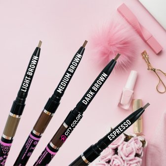 City Color Be Bold Brow Pencil - Dark Brown