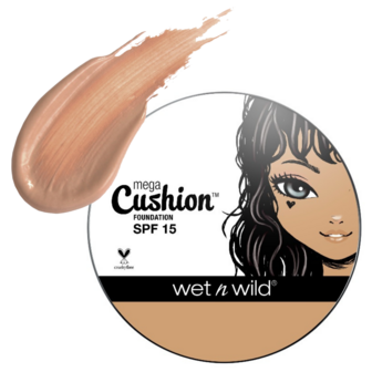 Wet &#039;n Wild MegaCushion Liquid Foundation - 120A Natural Beige - SPF15 - 15 g