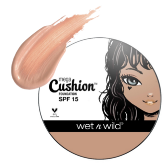 Wet &#039;n Wild MegaCushion Liquid Foundation - 108A Nude Beige - SPF15 - 15 g