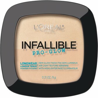 Loreal Paris Infallible Pro Glow Longwear Powder - 21 Classic Ivory - Gezichtspoeder - 9 g