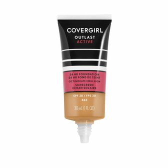 Covergirl Outlast Active - 24 HR Foundation - SPF 20 - 865 Tawny - 30 ml