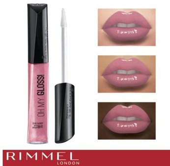 Rimmel London Oh My Gloss Lipgloss - 160 Stay my Rose - 6.5 ml - roze