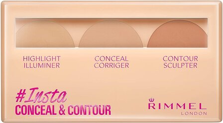 Rimmel London Insta Concealer and Contour Palette - 010 Light - 8,4g - nude