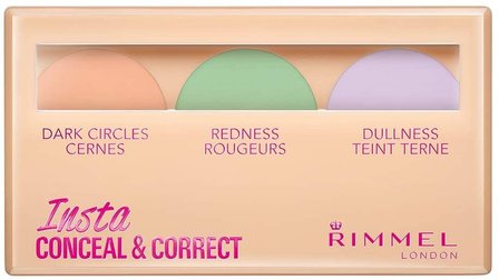 Rimmel London Insta Concealer and Contour Palette - Dark Redness Dullness - 8,4g - Meerkleurig