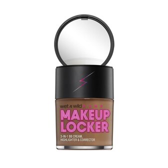 Wet &#039;n Wild | Pump Makeup Locker 3-in-1 Sheer | BB Cream, Highlighter &amp; Corrector | 178A Deep | Bruin | 30 ml
