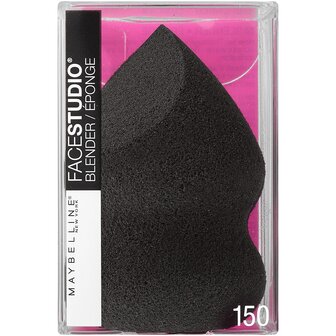 Maybelline Facestudio Master - 150 Blender - Make Up Sponsje - Makeup Blending Sponge - 1 Stuk - Zwart - 12 g