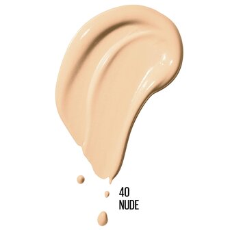 Maybelline Dream Radiant Liquid Foundation - 40 Nude - Geschikt voor de Droge Huid met Hyaluronzuur en Collageen - Getinte huidskleur - 30 ml