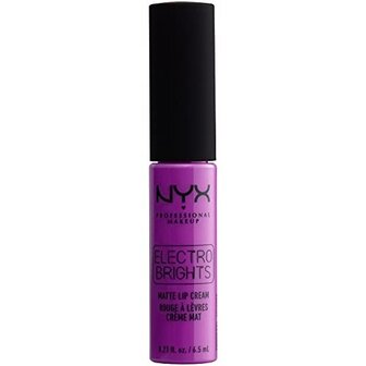 NYX Professional Makeup - Electro Brights - Matte - Lip Cream - Florence - EBRMLC04 - Lippenstift - Paars - 6.5 ml