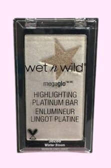 Wet &#039;n Wild - MegaGlo - Highlighting - Platinum Bar - 36288 - Winter Bloom - Highlight - Zilver - 6.2 g