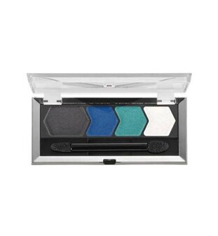 Maybelline - Eyestudio - Color Plush - Silk - Eyeshadow - Quad Palette - 20 - Sapphire Siren - Oogschaduw - Groen - 2.5 g