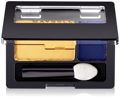 Maybelline - Expert Wear - Eye Shadow Duo - 30D - Golden Star - Oogschaduw - Goud - Blauw - 2.4 g