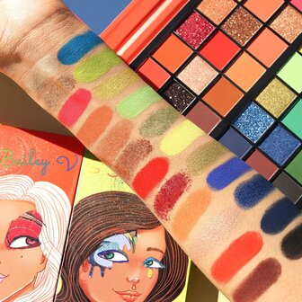 Kara Beauty - Bailey VS Kailey - Duo Eyeshadow Palette - Oogmake-up - Oogschaduw Palette - 36 kleuren - 21.25 g