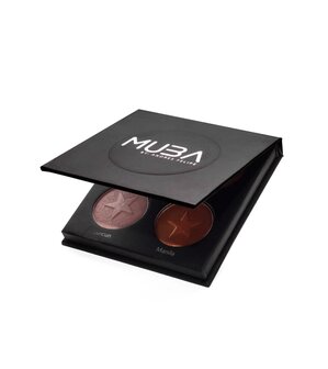 Muba - The LAURA - Eyeshadow Palette - Matte - by Andres Felipe - Oogmake-up - Oogschaduw Palette - 4 kleuren - 8 g