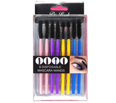 Prolux Cosmetics - PxLook - Mascara Applicator Wands - 8 stuks - Disposable - Verschillende Effecten - Set Mascara Brushes - 26