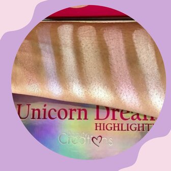 Beauty Creations - Unicorn Dream - Highlighter Palette - 3 kleuren - Gezichtspalet
