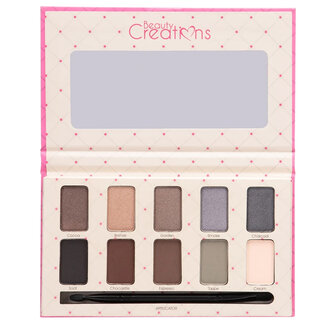 Beauty Creations - Tease - Eyeshadow Palette - 10 kleuren - E10.T - Oogschaduw Palette - 14 g