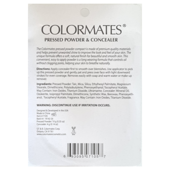 Colormates - Pressed Powder &amp; Concealer - 7105