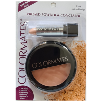 Colormates - Pressed Powder &amp; Concealer - 7103