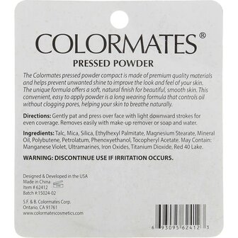 Colormates - Pressed Powder - 62412