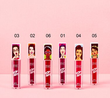 Romantic Beauty - Pop Art - Matte - Liquid Lipstick - 03