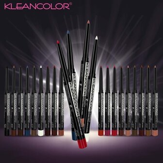 Kleancolor Retractable Waterproof Lip &amp; Eye Liner - AP124 - Hot Red