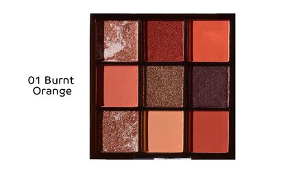 Kleancolor - Luxe Eyeshadow Palette - 01 - Burnt Orange