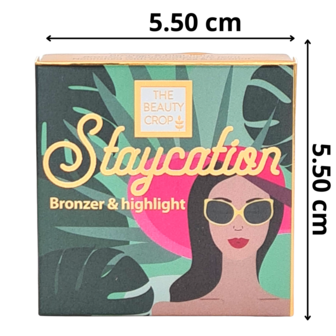 The Beauty Crop - Staycation - Bronzer &amp; Highlight - Sardinia Sand - Bronze Highlighting Powder - 2.5 g