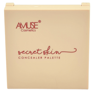 Amuse Secret Skin Concealer Palette - 03 - Medium|Dark Neutral - Concealer - 5.3 g