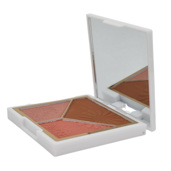 Amuse Triad Face Palette - 02 - Head Over Heels - Gezichtspalet - Bronzer, Highlight &amp; Blush - 11 g