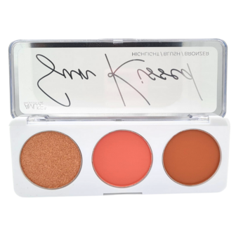 Amuse Sun Kissed Face Palette - 03 - Deep - Gezichtspalet - Bronzer, Highlight &amp; Blush - 15 g