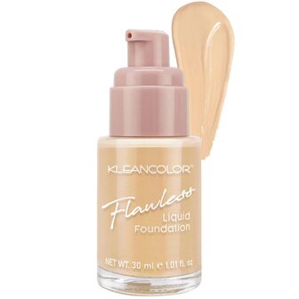 Kleancolor Flawless Liquid Foundation - 04 - Toast - Foundation - 30 ml