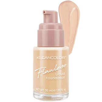 Kleancolor Flawless Liquid Foundation - 02 - Bisque - Foundation - 30 ml