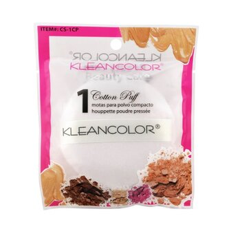 Kleancolor Beauty Care Cotton Powder Puff - Poederdonsje - Poeder Spons - Make up spons - Poeder Puff