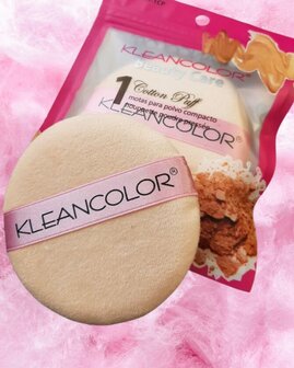 Kleancolor Beauty Care Cotton Powder Puff - Poederdonsje - Poeder Spons - Make up spons - Poeder Puff