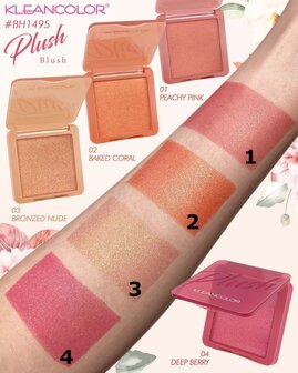 Kleancolor Plush Blush - 03 - Bronzed Nude