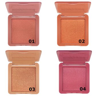 Kleancolor Plush Blush - 01 - Peachy Pink