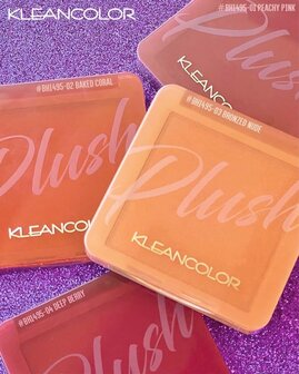 Kleancolor Plush Blush - 01 - Peachy Pink