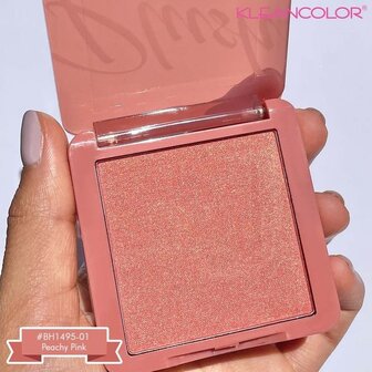 Kleancolor Plush Blush - 01 - Peachy Pink