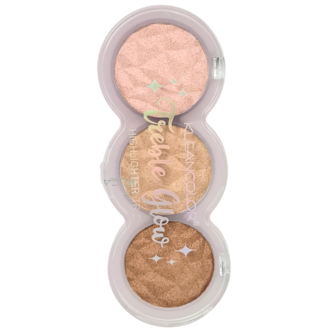 Kleancolor Treble Glow Highlighter Trio - 01 - Pinky Moon - Highlighter - 7.5 g