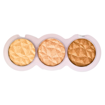 Kleancolor Treble Glow Highlighter Trio - 03 - Starstruck - Highlighter - 7.5 g