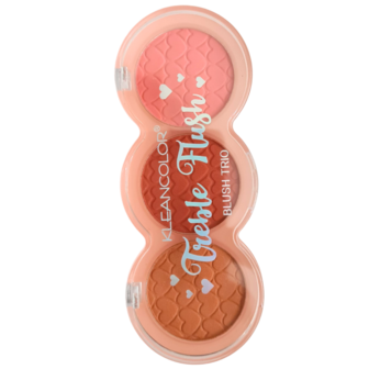 Kleancolor Treble Flush Blush Trio - 02 - Nice &amp; Spiced - Blush - 7.5 g