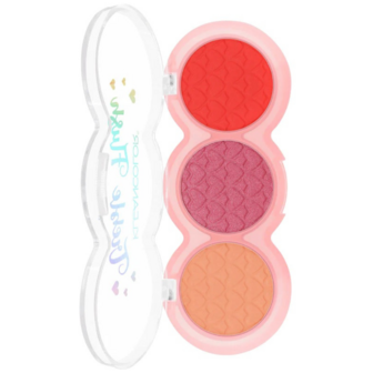 Kleancolor Treble Flush Blush Trio - 04 - Intense Heat - Blush - 7.5 g