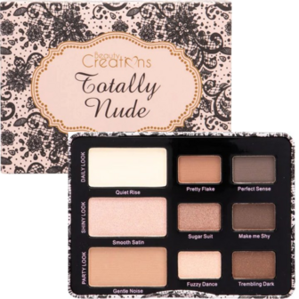 Beauty Creations - Totally Nude - 9 Kleuren - Oogschaduwpalette - ETP9.A - 11.40 g