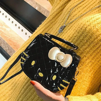 Sanrio - Hello Kitty - BLACK - Crossbody Tas