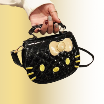 Sanrio - Hello Kitty - BLACK - Crossbody Tas